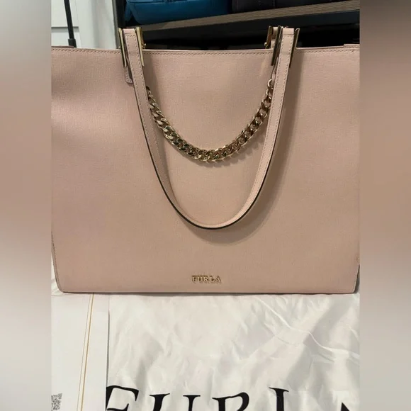Furla Pink Tote Bag - Picture 4 of 13